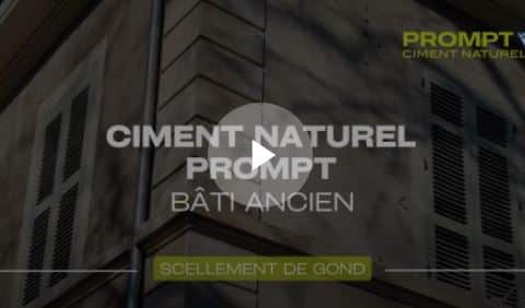 vidéo tutoriel utilisation ciment vicat bâti ancien prompt naturel 